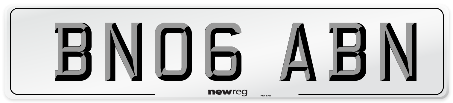 BN06 ABN Number Plate from New Reg